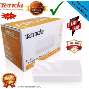 Thiết bị chia mạng 8 cổng Switch Tenda S108