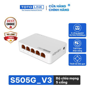 Switch Totolink S505G - 10/100/1000Mbps