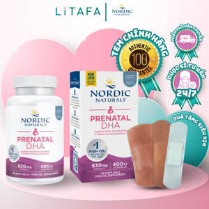Siro bổ sung DHA và Omega 3 cho bé NORDIC NATURALS Baby's DHA With Vitamin D 60ml