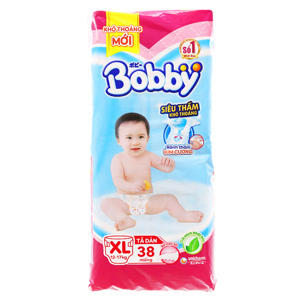 Tã - bỉm dán Bobby Fresh XL38