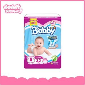 Tã - bỉm dán Bobby S32 (siêu thấm)