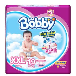 Tã bỉm dán siêu mỏng Bobby XXL19