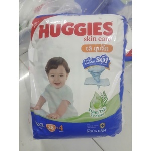 Tã-bỉm quần Huggies Dry Jumbo XXL28