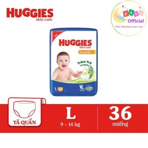 Tã - bỉm quần Huggies Dry Jumbo L36 (9-14kg)