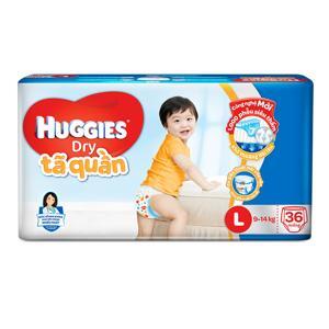 Tã - bỉm quần Huggies Dry Jumbo L36 (9-14kg)