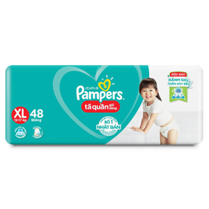 Tã - bỉm quần Pampers Newborn XL48 (12kg)