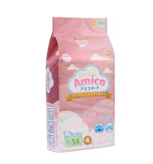 Tã dán Amico Nhật size L54+4