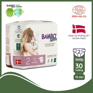 Tã dán Bambo Nature Maxi 4 L30 miếng (7-18kg)