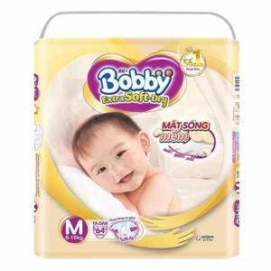 Tã dán Bobby Extra Soft Dry size S - 74 miếng