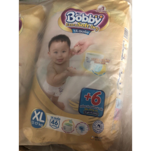 Tã dán Bobby Extra Soft Dry size XL - 52 miếng