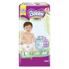 Tã dán Bobby Fresh siêu mỏng size M52 miếng (trẻ từ 6 - 10kg)