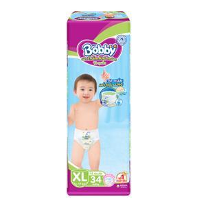 Tã dán Bobby Fresh siêu mỏng size S34 miếng (trẻ từ 0 - 6kg)