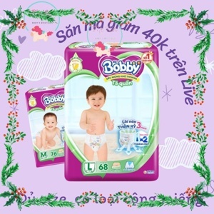 Tã dán Bobby Jumbo size L - 68 miếng