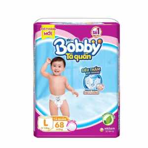 Tã dán Bobby Jumbo size L - 68 miếng