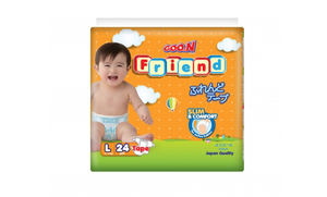 Tã dán Goo.n Friend size L24 miếng (trẻ từ 8 - 13kg)