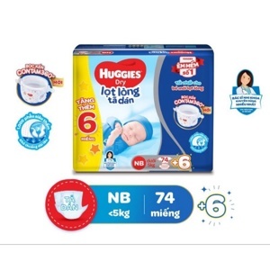 Tã dán Huggies size M74 miếng (trẻ từ 5 - 10kg)