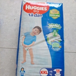 Tã dán Huggies size XXL56 miếng (trẻ trên 14kg)