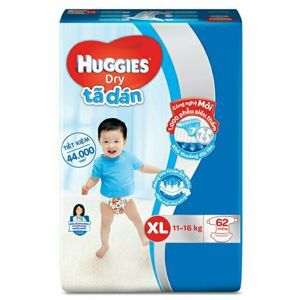 Tã dán Huggies size XL 62 miếng (trẻ từ 11 - 16kg)