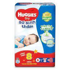 Tã dán Huggies size S56 miếng (trẻ từ 4 - 8kg)