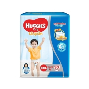 Tã dán Huggies size XXL 30 miếng (trẻ trên 14 kg)