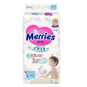 Tã dán Merries size L54 miếng (trẻ từ 9 - 14kg)