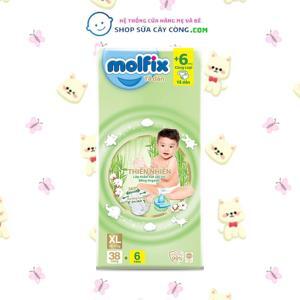 Tã dán Molfix thiên nhiên size XL 38 miếng (cho bé 12 - 17kg)