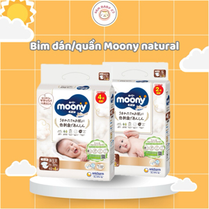 Tã dán Moony Natural M46 - 46 miếng (cho bé từ 5-10kg)