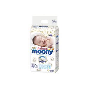 Tã dán Moony Natural Newborn NB63 - 63 miếng (cho bé dưới 5kg)