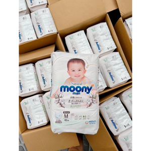 Tã dán Moony Natural S58 - 58 miếng (cho bé từ 4-8kg)