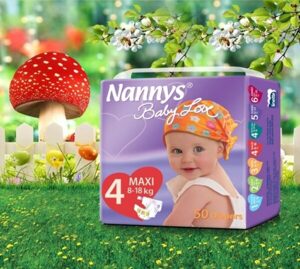 Tã dán Nannys Maxi size L 50 miếng (trẻ từ 8 - 18kg)