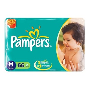 Tã dán Pampers size M66 miếng (trẻ từ 6 - 11kg)