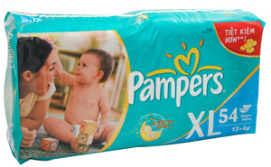 Tã dán Pampers size XL54 miếng (trẻ trên 13kg)