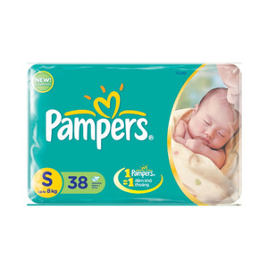 Tã dán Pampers size S 38 miếng (trẻ từ 3 - 8kg)