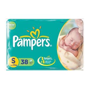 Tã dán Pampers size S 38 miếng (trẻ từ 3 - 8kg)