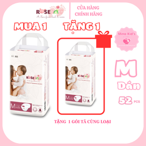 Tã dán Rose Baby (NB60/S56/M52/L48)