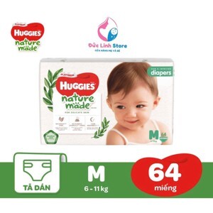 Tã dán siêu cao cấp Huggies Platinum M64 64 Miếng