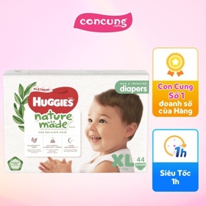 Tã dán siêu cao cấp Huggies Platinum XL44 44 Miếng