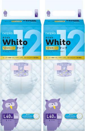 Tã dán siêu cao cấp Nhật Bản Whito (L, 40 miếng)