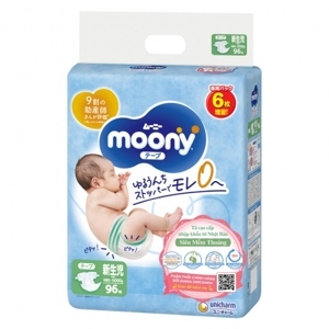 Tã dán sơ sinh Moony Newborn 96 miếng