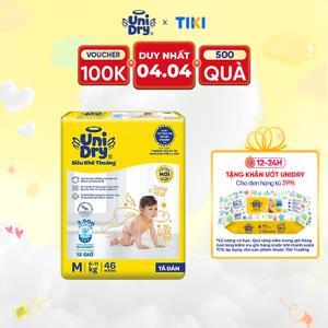 Tã dán UniDry S46 - bé 3-6kg