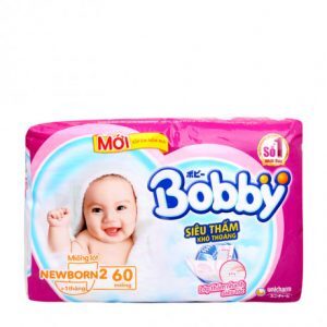 Miếng lót Bobby Fresh Newborn 2 -60 miếng (trẻ từ 1 - 3 tháng)