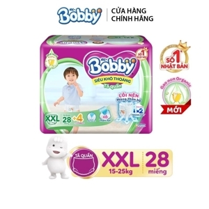 Tã quần Bobby size XXL28 miếng (trẻ trên 16kg)