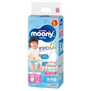 Tã quần cho bé Moony size XL 44 miếng (trẻ từ 12 - 17kg)