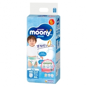 Tã quần cho bé Moony size XL 44 miếng (trẻ từ 12 - 17kg)