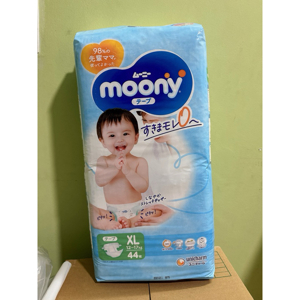 Tã quần cho bé Moony size XL 44 miếng (trẻ từ 12 - 17kg)