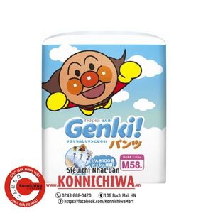 Tã quần Genki M58 - 58 miếng (dành cho trẻ từ 6-10kg)