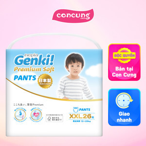 Tã quần Genki XXL26 - 26 miếng (dành cho trẻ từ 13-25kg)