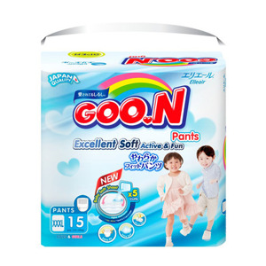 Tã quần Goon Renew Slim XXXL15 - 15 miếng (dành cho trẻ từ 18-30kg)