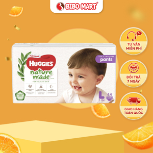 Tã quần Huggies Platinum Natural L 44 miếng (9 - 14kg)