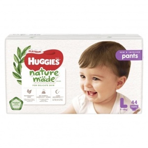 Tã quần Huggies Platinum Natural L 44 miếng (9 - 14kg)